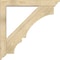Ekena Millwork Balboa Traditional Rough Sawn Bracket w/ Offset Brace, Douglas Fir, 6"W x 40"D x 40"H BKT0604X40X40BOA01RDF - alternate 3
